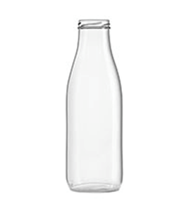 Fles 500ml glas TO48 clear
